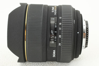 外観極上品◆SIGMA 12-24mm F4.5-5.6 EX DG HSM Nikon