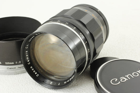 外観美品◆Canon 100mm F2 Leica Lマウント