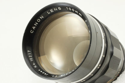 外観美品◆Canon 100mm F2 Leica Lマウント