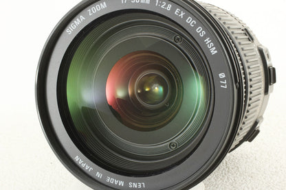 ジャンク品◆SIGMA 17-50mm F2.8 EX DC HSM Sony