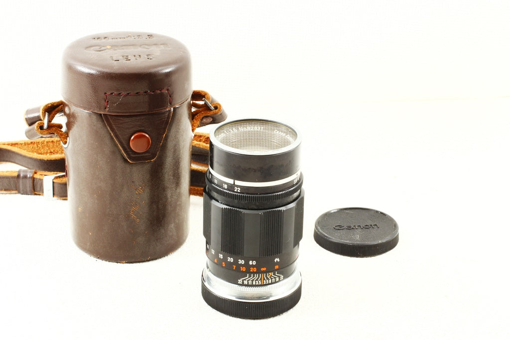外観美品◆Canon 100mm F3.5 III Leica Lマウント