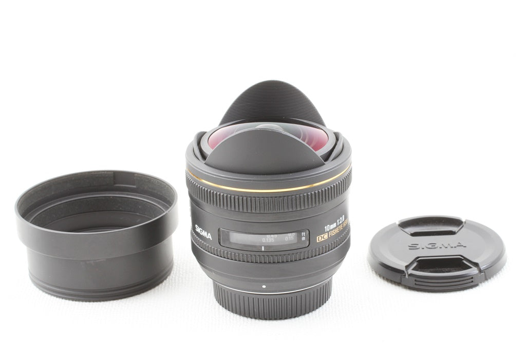 美品◆SIGMA 10mm F2.8 EX DC FISHEYE HSM Nikon