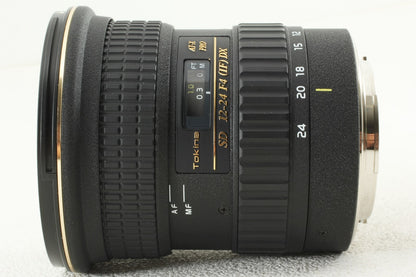 極上品◆TOKINA AT-X124 PRO DX AF12-24mm F4 Canon