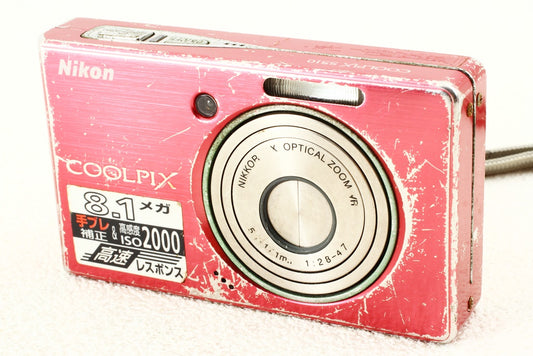 ジャンク品◆Nikon COOLPIX S510 コンデジ