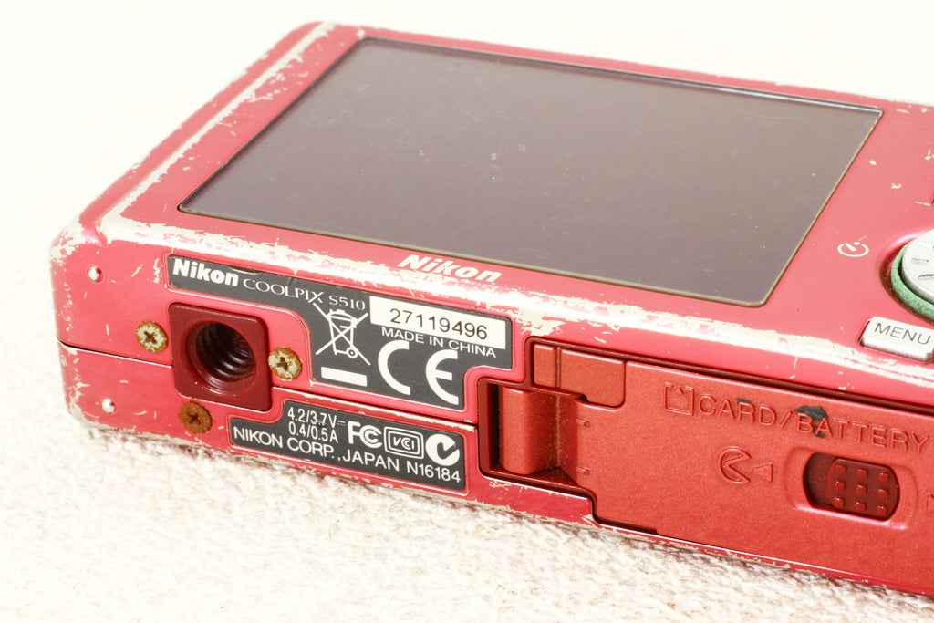 ジャンク品◆Nikon COOLPIX S510 コンデジ