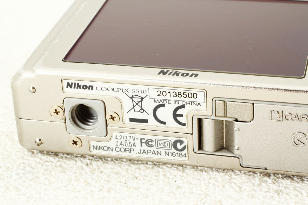 ジャンク品◆Nikon COOLPIX S510 コンデジ