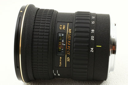 極上品◆TOKINA AT-X124 PRO DX AF12-24mm F4 Canon