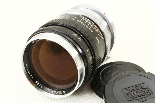 外観美品◆NIKON Auto Nikko-P 10.5cm F2.5