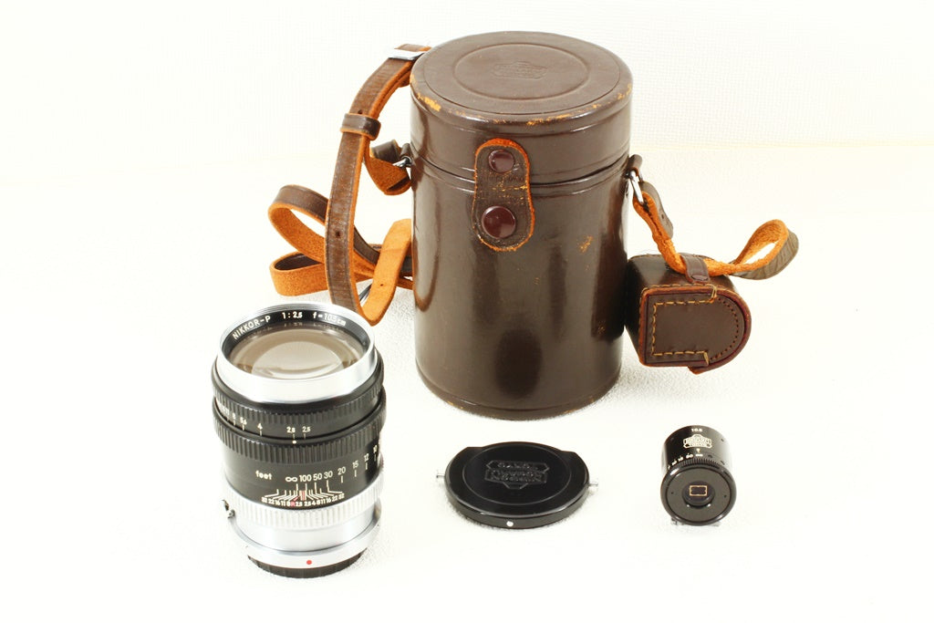 外観美品◆NIKON Auto Nikko-P 10.5cm F2.5