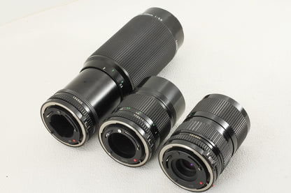 ジャンク品◆Canon A-1 レンズ3本 ワインダー