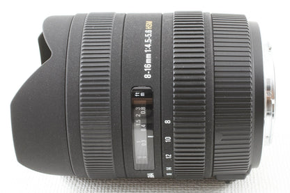 極上品◆SIGMA 8-16mm F4.5-5.6 DC HSM Sony A