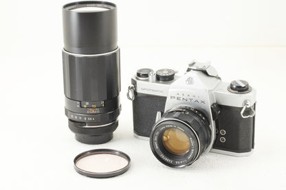 外観美品◆ASAHI Pentax レンズ付き 一眼レフフィルムカメラ