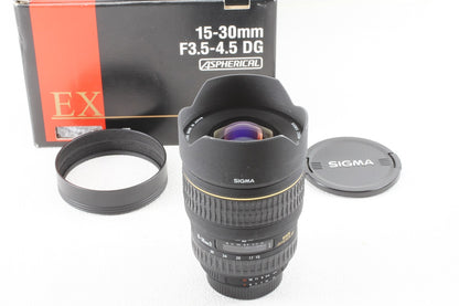 美品◆SIGMA AF 15-30mm F3.5-4.5 EX DG Nikon
