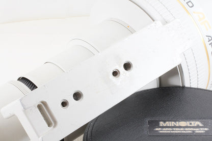 外観美品◆MINOLTA HIGH SPEED AF APO TELE 600mm F4G