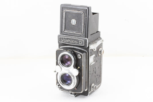 ジャンク品◆YASHICA YASHICA-D Yashikor 80mm F3.5