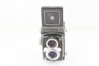 ジャンク品◆YASHICA YASHICA-D Yashikor 80mm F3.5