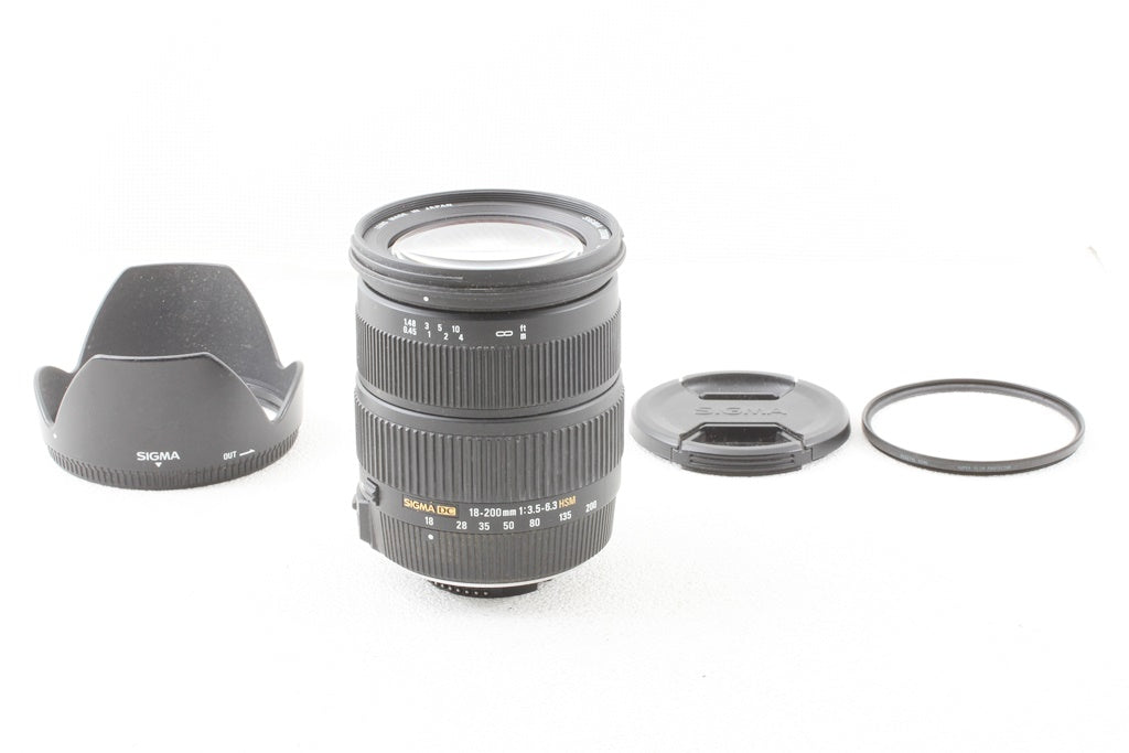 美品◆SIGMA AF 18-200mm F3.5-6.3 DC OS HSM Nikon