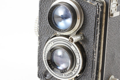 ジャンク品◆Minoltaflex II CHIYOKO ROKKOR 75/3.5