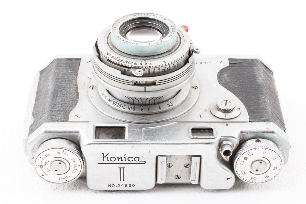外観美品◆KONICA II 2 Hexanon 50/2.8