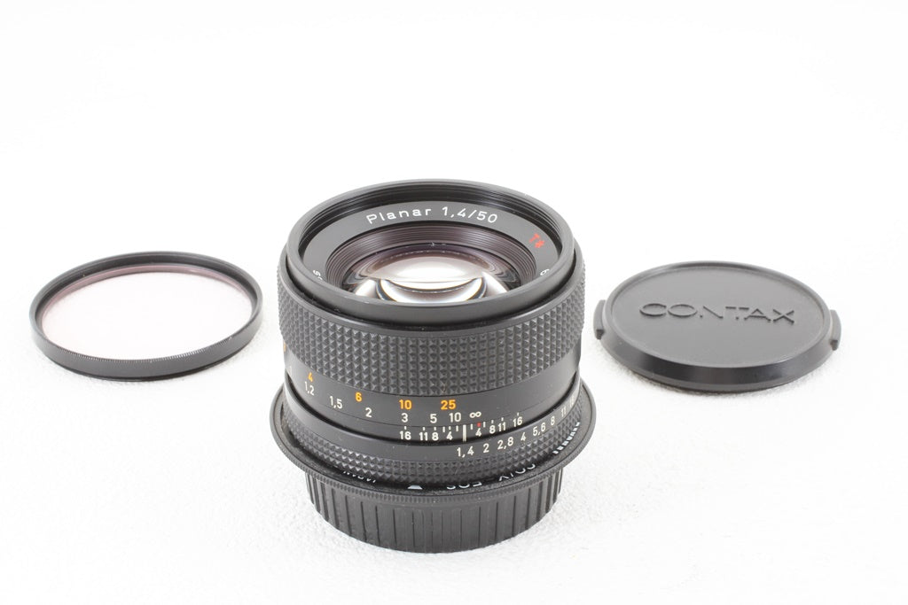 美品◆Contax Planar 50mm F1.4 AEJ Canon EOSマウント