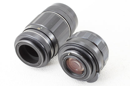 ジャンク品◆ASAHI Pentax SV Takumar 55/1.8 135/3.5