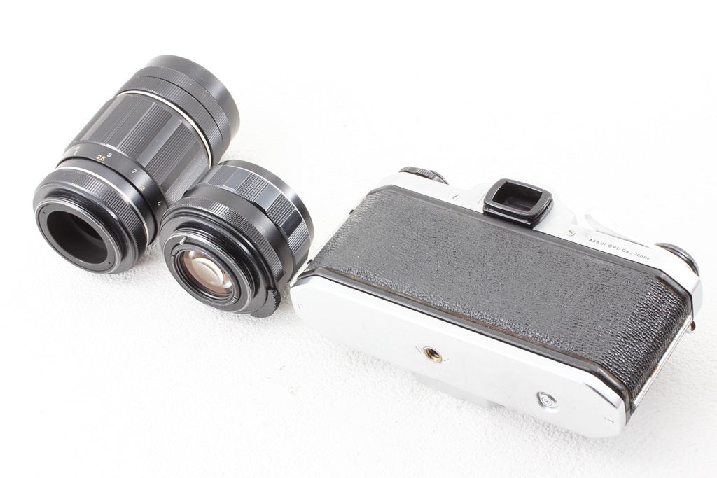 ジャンク品◆ASAHI Pentax SV Takumar 55/1.8 135/3.5