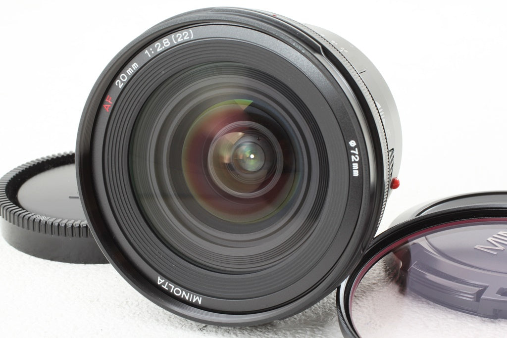 極上品◆MINOLTA AF 20mm F2.8 旧