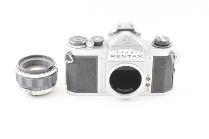 ジャンク品◆ASAHI Pentax S2 55/2 レンズ付き