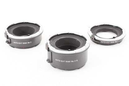 美品◆Mamiya M645用 AUTO-EXT RING NO.1 NO.2 NO.3-S