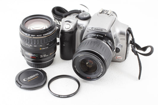 外観美品◆Canon EOS Kiss Digital ダブルレンズキット