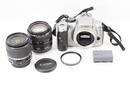 外観美品◆Canon EOS Kiss Digital ダブルレンズキット