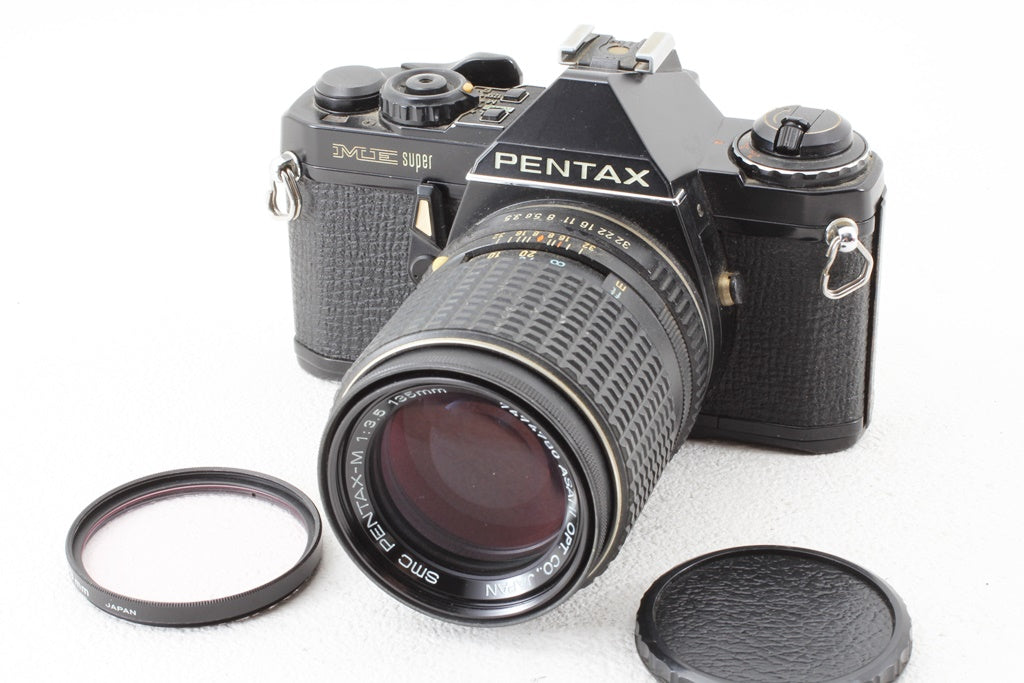 ジャンク品◆Pentax ME Super smc Pentax-M 135/3.5