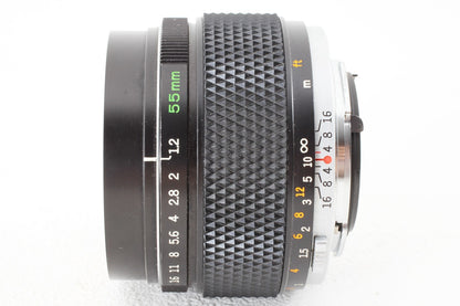 美品◆Olympus OM-SYSTEM G.ZUIKO AUTO-S 55mm F1.2