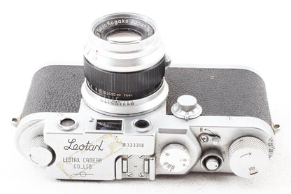 外観美品◆Leotax T Topcor 5cm F2.8