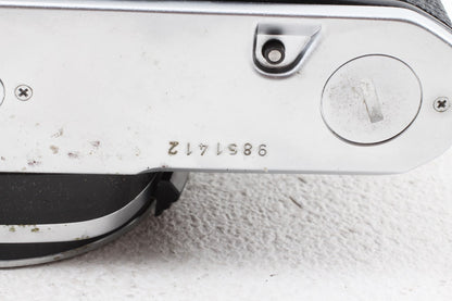 ジャンク品◆Pentax ME smc Pentax-M 50/1.4 レンズ付き