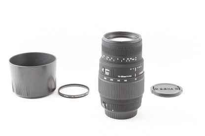 美品◆SIGMA AF 70-300mm F4-5.6 DG MACRO Canon
