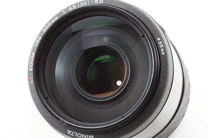 美品◆MINOLTA AF ZOOM 100-300mm F4.5-5.6