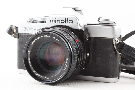 ジャンク品◆Minolta XG-E MD ROKKOR 50/1.7