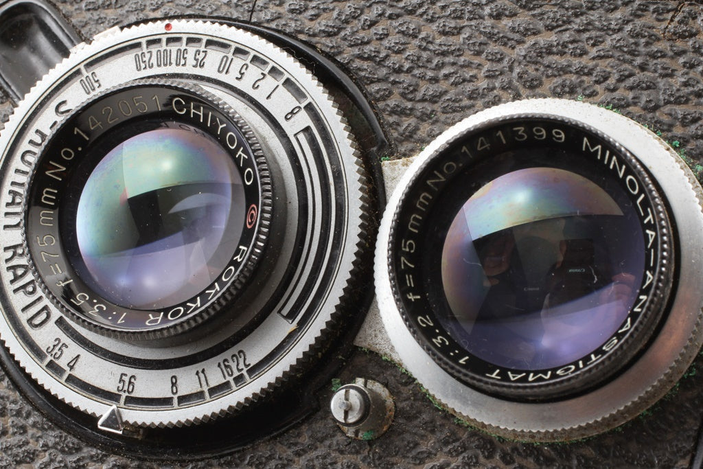 ジャンク品◆Minoltaflex CHIYOKO ROKKOR 75/3.5