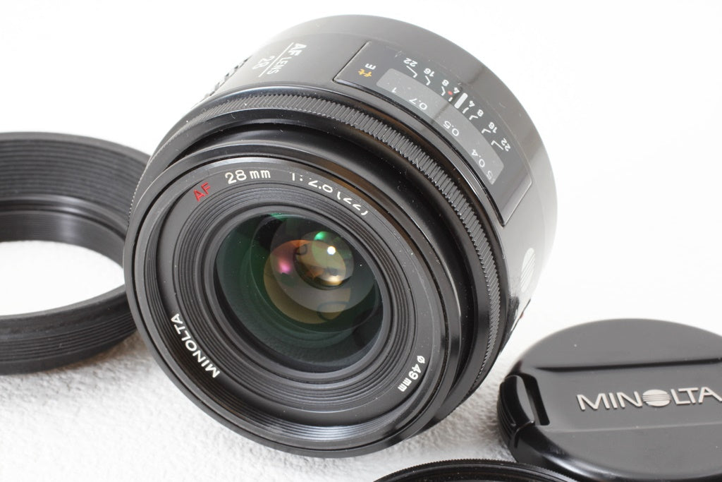 美品◆MINOLTA AF 28mm F2.8 旧