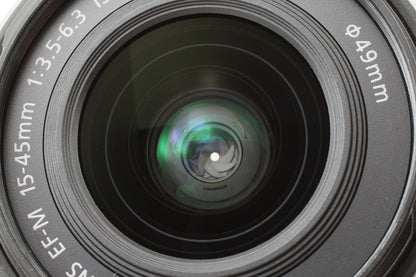 極上品◆Canon EF-M 15-45mm F3.5-6.3 IS STM