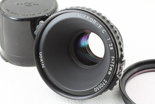 美品◆Nikon NIKKOR-PC 75/2.8 BRONICA用