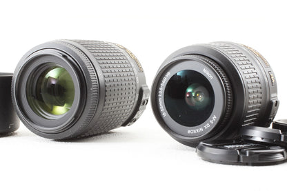 外観美品◆Nikon AF-S 18-55/3.5-5.6G VR AF-S 55-200/4-5.6G VR