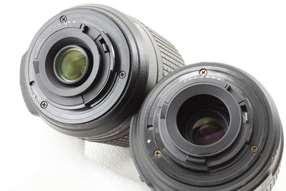 外観美品◆Nikon AF-S 18-55/3.5-5.6G VR AF-S 55-200/4-5.6G VR