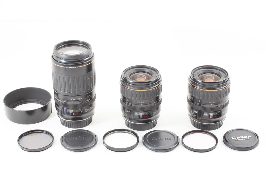 格安品◆Canon EF 28-80/3.5-5.6 USM EF 100-300/4.5-5.6 USM