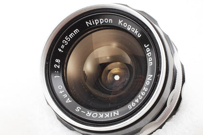 美品◆Nikon NIKKOR-S Auto 35mm F2.8