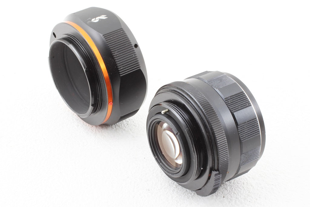 外観美品◆ASAHI Pentax Super Takumar 55/1.8 K&F