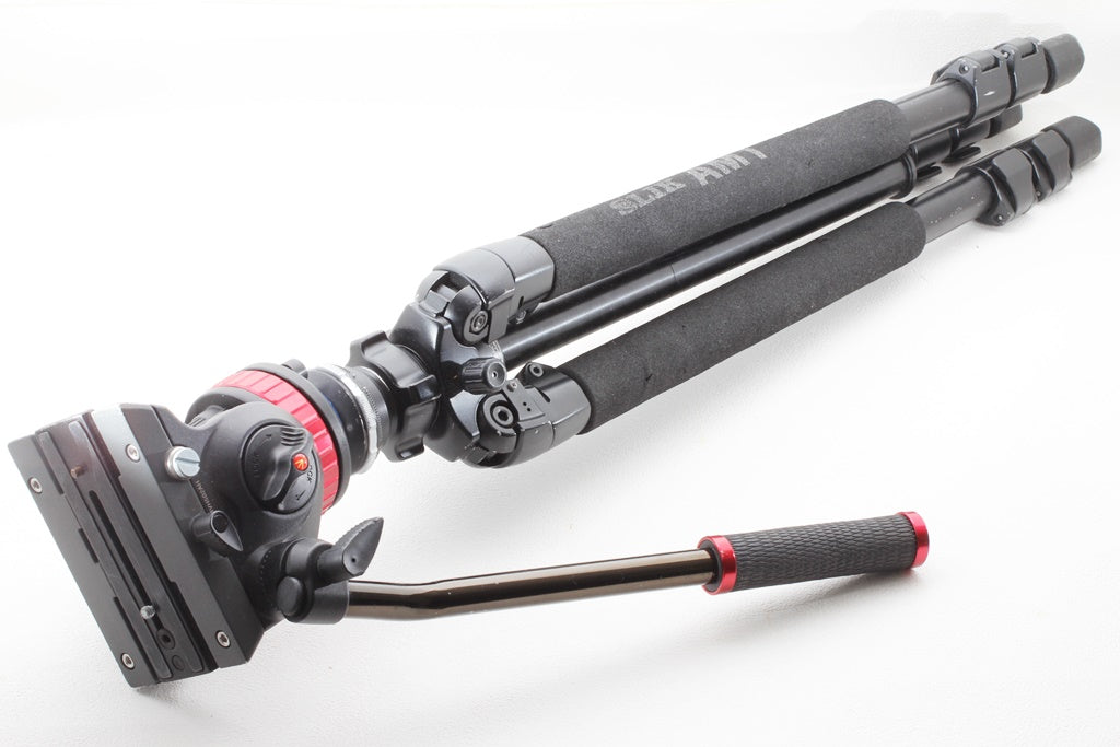美品◆SLIK PRO 700DX 三脚 Manfrotto MVH502AH 雲台