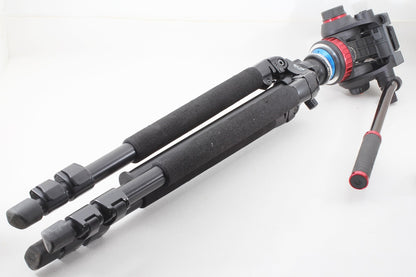 美品◆SLIK PRO 700DX 三脚 Manfrotto MVH502AH 雲台