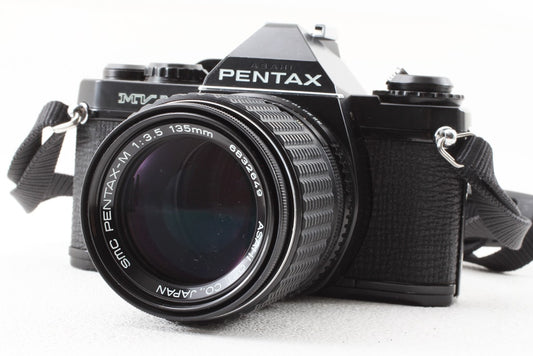 ジャンク品◆Pentax MV1 smc Pentax-M 135/3.5